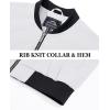 imageMAGCOMSEN Mens Bomber Jacket Lightweight Casual Zip Up Windbreaker Spring Fall Golf Coat with PocketsWhite