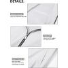 imageMAGCOMSEN Mens Bomber Jacket Lightweight Casual Zip Up Windbreaker Spring Fall Golf Coat with PocketsWhite