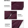 imageMAGCOMSEN Mens Bomber Jacket Lightweight Casual Zip Up Windbreaker Spring Fall Golf Coat with PocketsWine Red