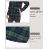 imageMAGCOMSEN Mens Flannel Shirts Long Sleeve Button Down Flannel Shirt Jacket with Hood Casual Cotton Plaid ShirtGreen