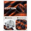 imageMAGCOMSEN Mens Flannel Shirts Long Sleeve Button Down Flannel Shirt Jacket with Hood Casual Cotton Plaid ShirtOrange