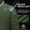 imageMAGCOMSEN Mens Jacket Lightweight Bomber Jacket Zip Up Windbreaker Casual Spring Fall Jackets with PocketsArmy Green
