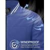 imageMAGCOMSEN Mens Jacket Lightweight Bomber Jacket Zip Up Windbreaker Casual Spring Fall Jackets with PocketsBlue