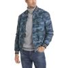imageMAGCOMSEN Mens Jacket Lightweight Bomber Jacket Zip Up Windbreaker Casual Spring Fall Jackets with PocketsCamouflage Blue