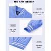 imageMAGCOMSEN Mens Jacket Lightweight Bomber Jacket Zip Up Windbreaker Casual Spring Fall Jackets with PocketsLight Blue