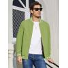 imageMAGCOMSEN Mens Jacket Lightweight Bomber Jacket Zip Up Windbreaker Casual Spring Fall Jackets with PocketsOlive Green