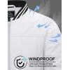 imageMAGCOMSEN Mens Jacket Lightweight Bomber Jacket Zip Up Windbreaker Casual Spring Fall Jackets with PocketsWhite