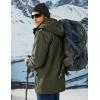 imageMAGCOMSEN Mens Winter Coat Military Jacket Fleece Lined Parka Cotton Cargo Jacket2 Green