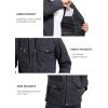 imageMAGCOMSEN Mens Winter Coat Military Jacket Fleece Lined Parka Cotton Cargo Jacket2 Grey