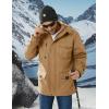 imageMAGCOMSEN Mens Winter Coat Military Jacket Fleece Lined Parka Cotton Cargo Jacket2 Khaki