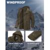 imageMAGCOMSEN Mens Winter Coat Military Jacket Fleece Lined Parka Cotton Cargo JacketCoffee