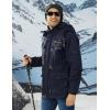 imageMAGCOMSEN Mens Winter Coat Military Jacket Fleece Lined Parka Cotton Cargo JacketNavy