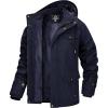 imageMAGCOMSEN Mens Winter Coat Military Jacket Fleece Lined Parka Cotton Cargo Jacket2 Navy
