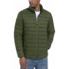 imageMAGCOMSEN Mens Puffer Jacket Lightweight Warm Winter Coats Water Repellent Windproof Insulated JacketArmy Green