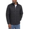 imageMAGCOMSEN Mens Puffer Jacket Lightweight Warm Winter Coats Water Repellent Windproof Insulated JacketBlack