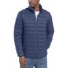 imageMAGCOMSEN Mens Puffer Jacket Lightweight Warm Winter Coats Water Repellent Windproof Insulated JacketBlue Grey
