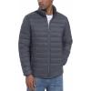 imageMAGCOMSEN Mens Puffer Jacket Lightweight Warm Winter Coats Water Repellent Windproof Insulated JacketDark Grey
