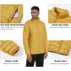 imageMAGCOMSEN Mens Puffer Jacket Lightweight Warm Winter Coats Water Repellent Windproof Insulated JacketGinger
