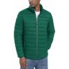 imageMAGCOMSEN Mens Puffer Jacket Lightweight Warm Winter Coats Water Repellent Windproof Insulated JacketGreen