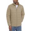 imageMAGCOMSEN Mens Puffer Jacket Lightweight Warm Winter Coats Water Repellent Windproof Insulated JacketKhaki