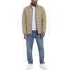 imageMAGCOMSEN Mens Puffer Jacket Lightweight Warm Winter Coats Water Repellent Windproof Insulated JacketKhaki