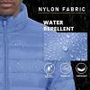 imageMAGCOMSEN Mens Puffer Jacket Lightweight Warm Winter Coats Water Repellent Windproof Insulated JacketLight Blue