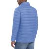 imageMAGCOMSEN Mens Puffer Jacket Lightweight Warm Winter Coats Water Repellent Windproof Insulated JacketLight Blue