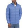 imageMAGCOMSEN Mens Puffer Jacket Lightweight Warm Winter Coats Water Repellent Windproof Insulated JacketLight Blue