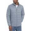 imageMAGCOMSEN Mens Puffer Jacket Lightweight Warm Winter Coats Water Repellent Windproof Insulated JacketLight Grey