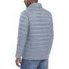imageMAGCOMSEN Mens Puffer Jacket Lightweight Warm Winter Coats Water Repellent Windproof Insulated JacketLight Grey