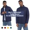 imageMAGCOMSEN Mens Puffer Jacket Lightweight Warm Winter Coats Water Repellent Windproof Insulated JacketNavy