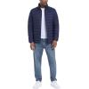 imageMAGCOMSEN Mens Puffer Jacket Lightweight Warm Winter Coats Water Repellent Windproof Insulated JacketNavy