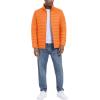 imageMAGCOMSEN Mens Puffer Jacket Lightweight Warm Winter Coats Water Repellent Windproof Insulated JacketOrange