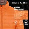 imageMAGCOMSEN Mens Puffer Jacket Lightweight Warm Winter Coats Water Repellent Windproof Insulated JacketOrange