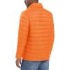 imageMAGCOMSEN Mens Puffer Jacket Lightweight Warm Winter Coats Water Repellent Windproof Insulated JacketOrange
