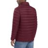 imageMAGCOMSEN Mens Puffer Jacket Lightweight Warm Winter Coats Water Repellent Windproof Insulated JacketWine Red