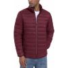 imageMAGCOMSEN Mens Puffer Jacket Lightweight Warm Winter Coats Water Repellent Windproof Insulated JacketWine Red