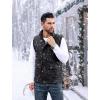 imageMAGCOMSEN Mens Winter Vest Outerwear Fleece Lined Outdoor Vest Warm Sleeveless JacketBlack