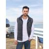 imageMAGCOMSEN Mens Winter Vest Outerwear Fleece Lined Outdoor Vest Warm Sleeveless JacketGrey