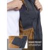 imageMAGCOMSEN Mens Winter Vest Outerwear Fleece Lined Outdoor Vest Warm Sleeveless JacketGrey