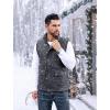 imageMAGCOMSEN Mens Winter Vest Outerwear Fleece Lined Outdoor Vest Warm Sleeveless JacketGrey