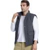 imageMAGCOMSEN Mens Winter Vest Outerwear Fleece Lined Outdoor Vest Warm Sleeveless JacketGrey