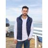 imageMAGCOMSEN Mens Winter Vest Outerwear Fleece Lined Outdoor Vest Warm Sleeveless JacketNavy