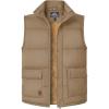 imageMAGCOMSEN Mens Winter Vest Outerwear Fleece Lined Outdoor Vest Warm Sleeveless JacketKhaki