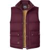 imageMAGCOMSEN Mens Winter Vest Outerwear Fleece Lined Outdoor Vest Warm Sleeveless JacketRed
