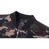 imageMAGCOMSEN Mens Bomber Jacket Lightweight Casual Windbreaker Spring Fall Zip Up Coat with 5 PocketCamouflage Green