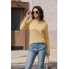 imageMAGCOMSEN Womens V Neck Sweater 2024 Spring Casual Long Sleeve Tops Knit Lightweight Pullover Sweaters JumperApricot
