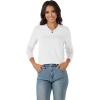 imageMAGCOMSEN Womens V Neck Sweater 2024 Spring Casual Long Sleeve Tops Knit Lightweight Pullover Sweaters JumperWhite