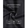 imageMAGCOMSEN Womens Long Sleeve Shirts V Neck Cotton Basic Tee Soft Breathable Casual Tops CassicFit TShirtBlack