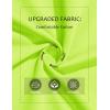 imageMAGCOMSEN Womens Long Sleeve Shirts V Neck Cotton Basic Tee Soft Breathable Casual Tops CassicFit TShirtFluorescent Green
